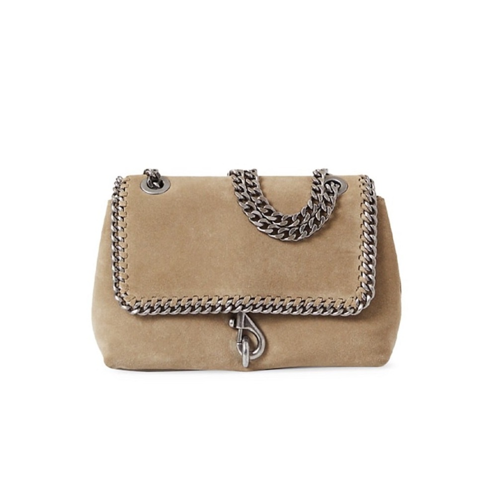 Rebecca Minkoff- Edie Leather Crossbody Bag (Sandrift) BRAND NEW!!!!